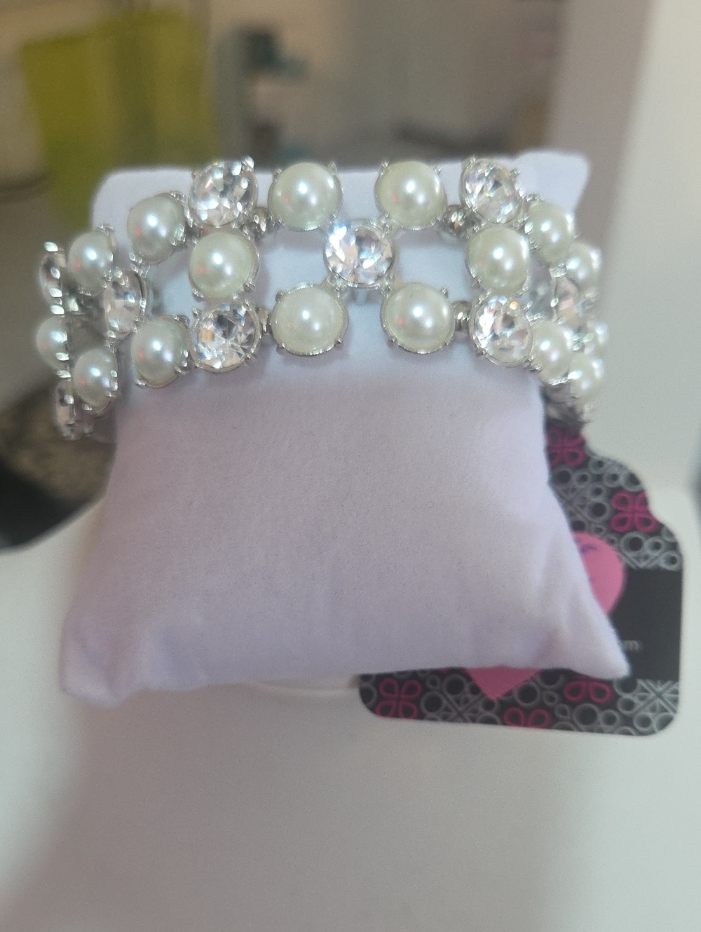 Paparazzi Diamonds And Debutantes White Bracelet NWT